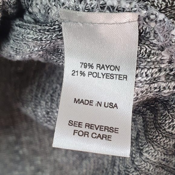 BUCKLE BKE Blouse Crossover Open back Gray Women's‎ Size S - Picture 6 of 7